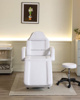 Table de massage professionnelle pour salon, hydraulique, électrique, pliable, avec cadre métallique, dossier et pieds réglables, pour salons de beauté, spas et extensions de cils