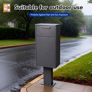 OEM & ODM для домашнего использования наружная оцинкованная стальная решётка крепкая посылка коробка для посылок напольная коробка для посылок замок для ключей - Product Image 4