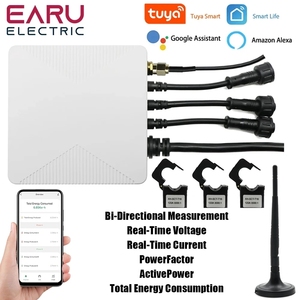 Tuya 3 giai đoạn wifi không dây năng lượng kWh Meter điện kẹp hiện tại biến áp ứng dụng màn hình và ghi lại Điện năng tiêu thụ PC321-TY - Product Image 2