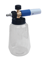 Nettoyeur haute pression PA en parfait état, lance à mousse, canon à mousse et buse avec bouteille semi-transparente de 1L