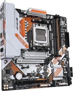 Carte mère GIGABYTE B850M <span class=keywords><strong>FORCE</strong></span> Série AMD 9000 8 2 2 Phases VRM numérique 9600 MHz DDR5 128 Go de RAM maximale Ports AGP PCIe 5.0 2xPCIe - Product Image 4