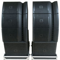 Système de sonorisation Line Array multifonctionnel pour scène/conférence JBN Professional, amplificateur principal VRX932LA-1, caisson de basses VRX918S