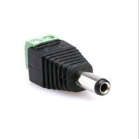 Connecteur mâle DC 5,5 * 2,1 mm pour accessoires de vidéosurveillance