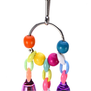 Lindos juguetes coloridos para loros, campanas de pájaros para mascotas, juguetes para masticar loros, jaula para pájaros, juguetes para loros, pájaros, decoración del hogar - Product Image 5