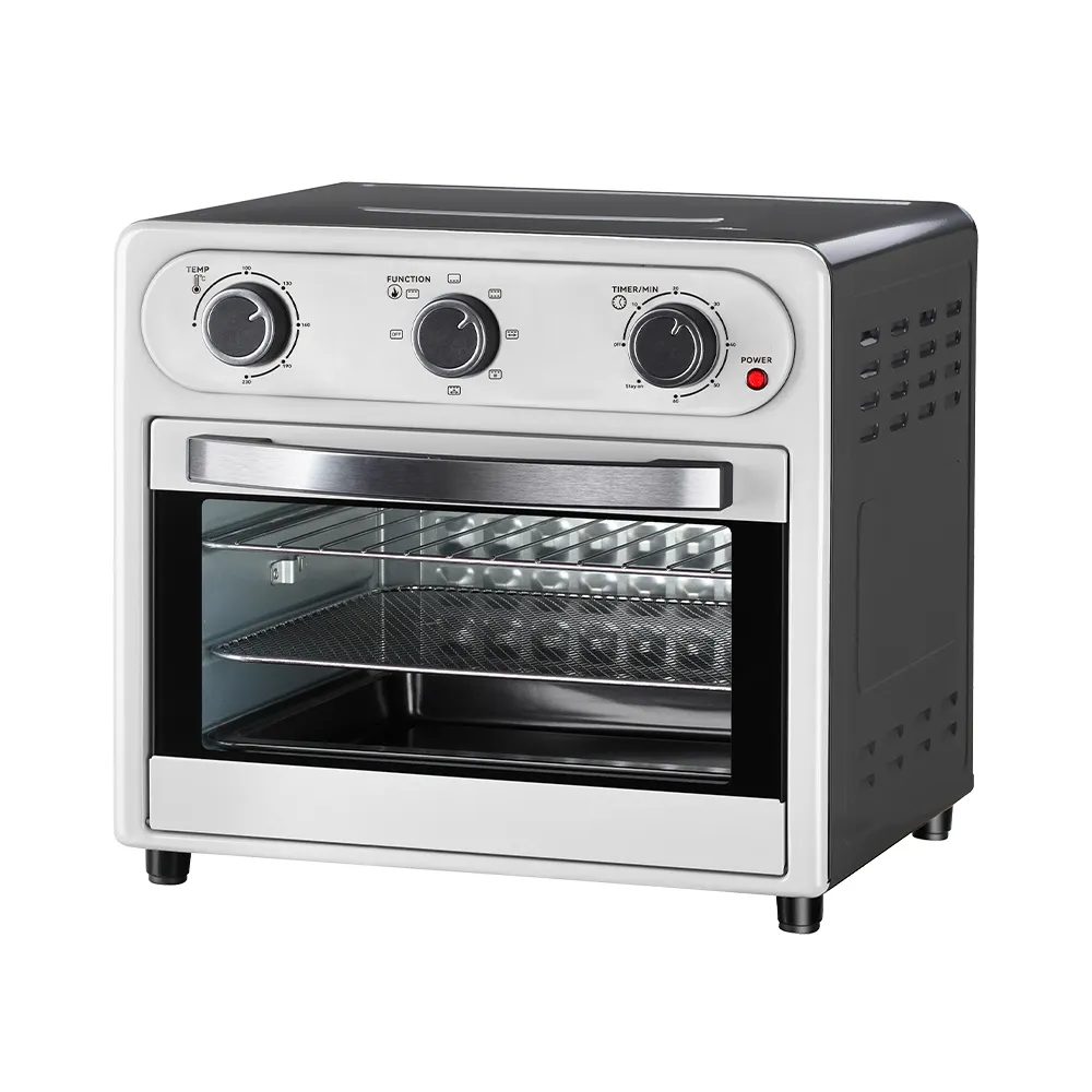 The exquisite glass panel electric air oven timer function bake oven is the perfect accessory for the modern kitchen