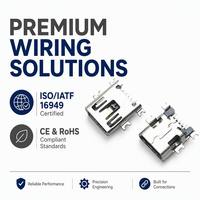 Se utiliza para cargador de teléfono móvil Android, Conector de enchufe Micro USB para teléfono móvil, Conector de clavija de carga tipo B 2,0,