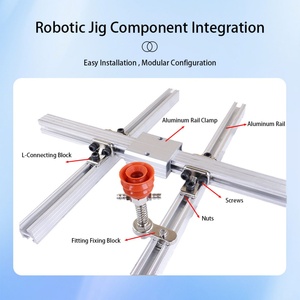 Componentes Neumáticos, Bloques de Conexión para Brazos Robóticos, Placas de Unión de Perfiles de Aluminio para la Construcción de Estructuras - Product Image 6