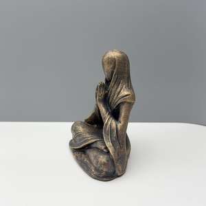 Estatua de Alien para Meditación, Resina Epoxi Ecológica, Adorno Religioso de Hadas para Mesa, Regalo Creativo - Product Image 2