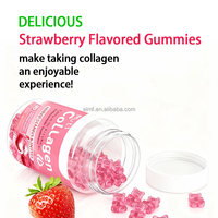 Gummies multi-collagène sans sucre, collagène de types I, II, III, V, X, biotine, kératine, multivitamines, soutien pour les cheveux, la peau, les ongles, les articulations, OEM, vente en gros