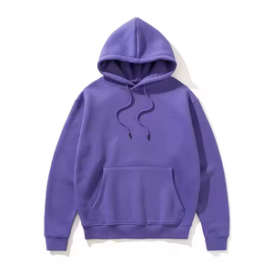 Sudaderas de algodón 100% personalizadas para hombres, chándales con capucha y estampado de soplo de peso pesado, ropa de calle, método de tejido de ganchillo, otoño - Product Image 5