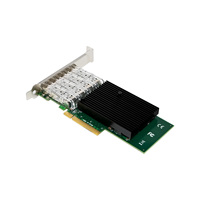 Kartu Jaringan Server Sunweit ST7219 PCIe X8 X710-DA4 10GbE Quad-port SFP+ Converged Server NIC