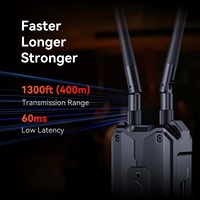 Microphone cravate sans fil Hollyland Pyro H 1TX+1RX 2.4G jusqu'à 4 récepteurs, balayage intelligent des canaux, diffusion en direct UVC