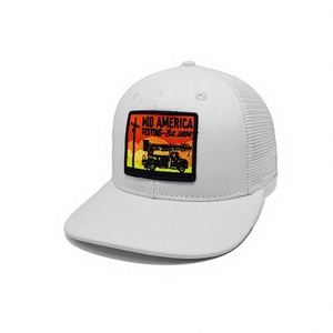 Gorra Trucker Personalizada con Bordado, Estructurada, de 6 Paneles, con Malla Trasera Blanca, para Adultos, de Alta Calidad para Uso Diario al Aire Libre, Hecha en Vietnam - Product Image 3