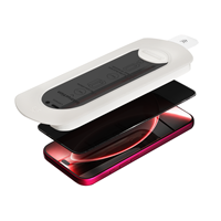Protection d'écran en verre trempé anti-espion sans poussière avec applicateur facile à installer pour iPhone 14 15 16 17 18 Pro Max