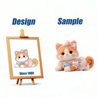 Pabrik Mainan Merek Shengye Boneka Kucing Anji Lucu Mainan Plush Super Lembut Isi Kapas PP untuk Hadiah Hari Valentine