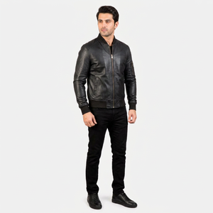 <b>Top</b> Trending Men Pure <b>Leather</b> Jacket <b>High</b> Quality Custom Design Vintage Style Breathable Autumn Custom Size New - Product Image 1