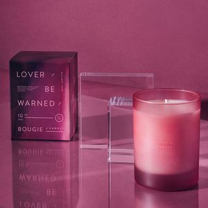 Mallory Page Woman Apologizes Scented Soy <b>Wax</b> Candle in Pink Frosted Glass Jar - Product Image 3