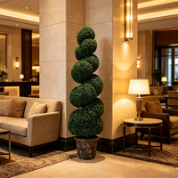 Arbre artificiel en buis en spirale, plante verte torsadée en pot pour la décoration intérieure et extérieure, hôtels, villas, centres commerciaux, aménagement paysager