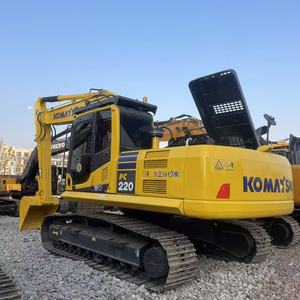 รถขุดไฮดรอลิก Komatsu PC220 มือสอง สภาพดี พร้อมขาย มีสินค้าในสต็อก เครื่องจักรก่อสร้าง - Product Image 1