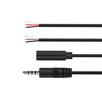 Fabricant de câbles audio, câble audio robuste, connecteur 3,5 mm mâle vers femelle avec emballage personnalisable