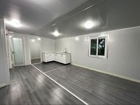 Maison conteneur extensible et détachable avec 3 chambres, écran pliant, épaisseur 0,8 mm, salle de bain et couloir, garantie 1 an