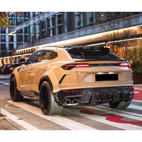 Diffuseur arrière en fibre de carbone forgé de style 1016 vente chaude, kit de carrosserie de pare-chocs arrière adapté à la modification Lamborghini URUS