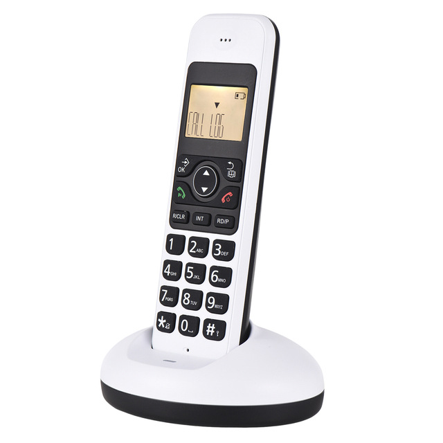 D1006 Digital Cordless Phone Desktop with Speaker Phone and Phone Books ,backlit ( remove battery to save shipping cost )
