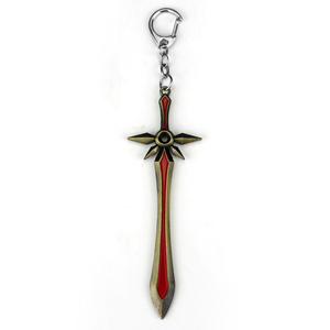 Cannon LOL porte-clés métal Cool arme pendentif Leona légende bouclier porte-clés cadeau pour les Fans jeu bijoux - Product Image 2