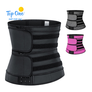 Top One Custom Tummy Shaper Entrenador de cintura con doble cinturón para adelgazar el cuerpo y cinchar - Product Image 1