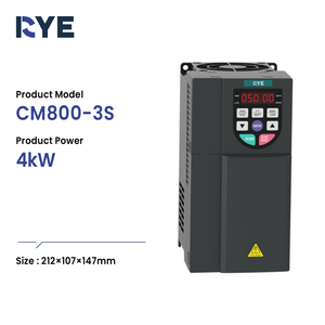 Rye Nhà Máy Giá VFD điều khiển 4Kw chuyển đổi tần số 50 60 Hz 220V giai đoạn duy nhất - Product Image 2