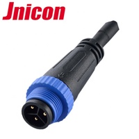 Connecteur étanche IP68 pour éclairage public, 2, 3, 4, 5 broches, M15, étanche à l'eau