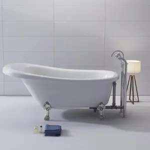 Freestanding Design Bathtub Clawfoot Tub Acrylic Free Standing Bathtub Best Seller Soaking Tub Freestanding Tub