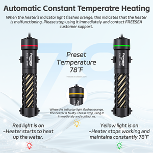 25W/50W/100W 열대어 추운 날씨용 소형 수족관 히터, 고온 및 방폭 보호 기능 - Product Image 3