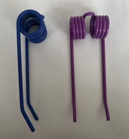 Ventes directes d'usine de machines agricoles en spirale de torsion jumelles personnalisées dents à ressort pour râteau à foin