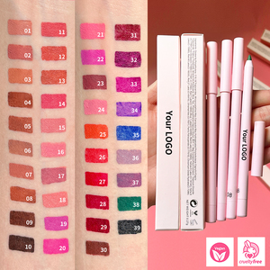 Matita per Labbra Vegana Rosa ad Alta Pigmentazione, Cosmetici a Marchio Privato, Cruelty Free, Impermeabile, Lunga Durata, Retrattile e Cremosa - Product Image 2