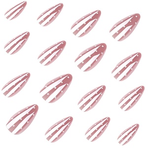 <span class=keywords><strong>Uñas</strong></span> postizas sencillas color nude <span class=keywords><strong>para</strong></span> comercio exterior, puntas de <span class=keywords><strong>uñas</strong></span> cortas con diseño de almendra y lunares, placas de manicura, <span class=keywords><strong>uñas</strong></span> postizas. - Product Image 3
