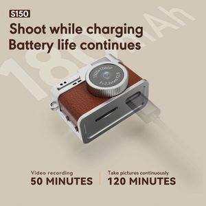 Cámara de Fotos Retro Mini S150 con Pantalla, Cámara Pequeña Portátil HD 1080P para Interiores y Exteriores, Videograbadora, Mini Cámara de Bolsillo para Niños - Product Image 5