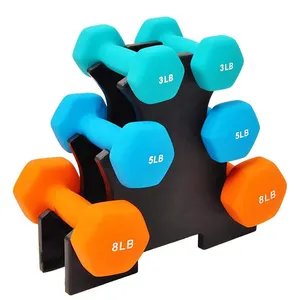 3 Tier Dumbbell Rack (Rack Only) Weight Holder Tree Shape Storage Rack Dumbbell