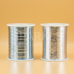 Hot Bán 12Micron 1/69 300G M Loại Kim Loại Sợi Ren Ribbon Thương Hiệu Khăn Thảm Bạc Đồng Đan Kim Loại Chủ Đề - Product Image 2