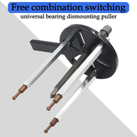 Ensemble de réparation automobile YIZHE 18 pièces 45 #   Kit d'outils d'extraction de roulements et d'engrenages en acier avec tige à vis de 200 mm pour le démontage de moyeu de roue