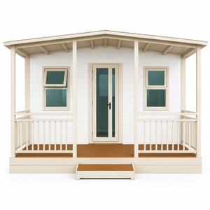 Maison préfabriquée en conteneur avec auvent couvert pour hôtel insulaire, complexe hôtelier de plage et maison de vacances tropicale - Product Image 2