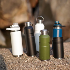 Bouteille de sport isotherme en acier inoxydable 304 sans BPA, avec poignée portable, double paroi sous vide, pour les voyages en plein air et la remise en forme - Product Image 4