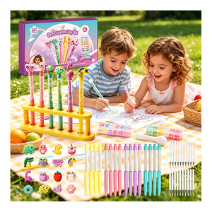 Kit de bolígrafos mágicos para regalar, rellenos de purpurina fluida, adornos bonitos, actividad artesanal hecha a mano para niños y niñas, juego de regalo - Product Image 2