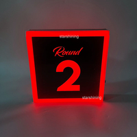 Panneau d'affichage de messages VIP de boîte de nuit avec logo personnalisé Panneau de lettres en acrylique lumineux Présentateur de bouteilles LED pour la publicité