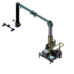 Elevador de tubo de vacío de grúa articulada móvil ajustable en altura para espacios confinados - Product Image 6