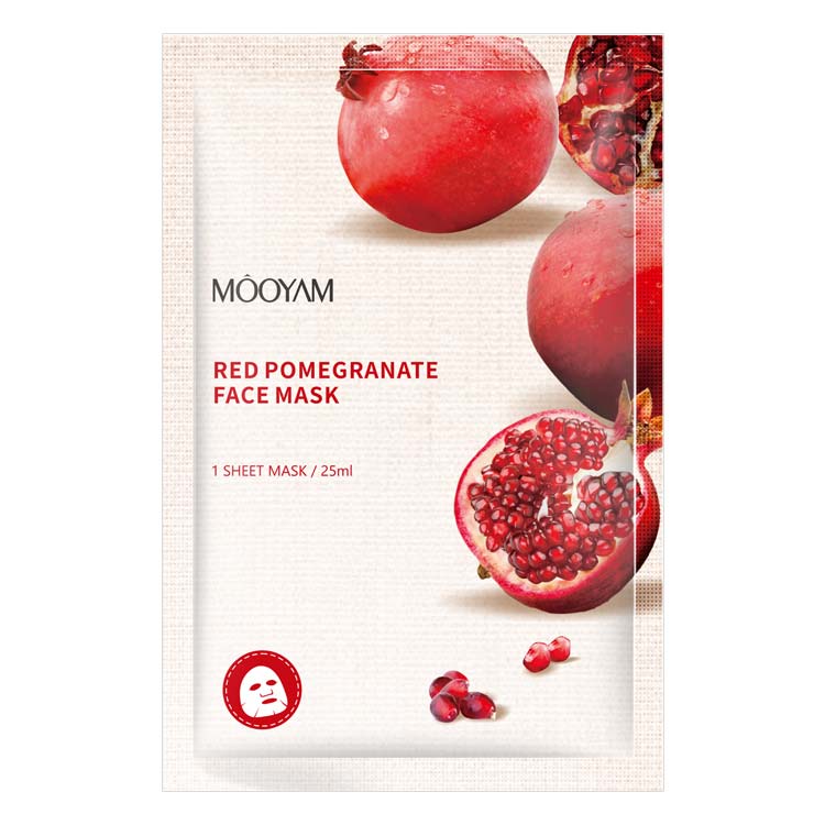 Masque de grenade rouge