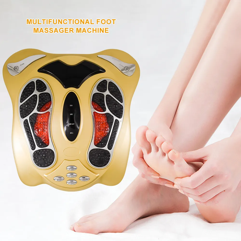 2024 New Electric Foot Massager Therapy Machine Portable Circulation EMS Foot Massager Pad Blood Circulatory Massager Machine