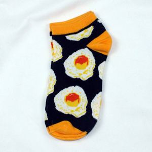 Chaussettes de cheville en coton multicolore pour femmes et hommes Chaussettes de <span class=keywords><strong>bateau</strong></span> de couleur unie avec caractéristique antidérapante Motif de dessin animé tissé - Product Image 5