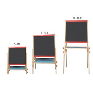 2022 أحدث الأطفال منصة رفع ذاتية الدفع صغيرة الرسم مجلس حامل خشبي الرسم الحامل لعبة تعليمية - Product Image 3