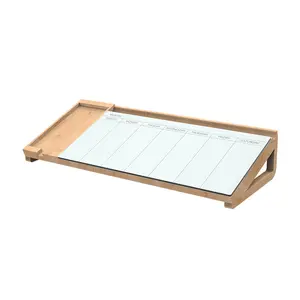 定制桌面小白板钢化玻璃书写板黑板商务办公可擦记事板记事板